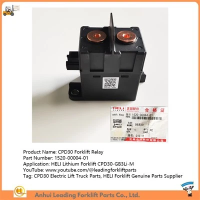 1520-00004-01|포크리프트 릴레이|CPD30 전기 리프트 트럭 부품|HELI 포크리프트 정품 부품 공급업체